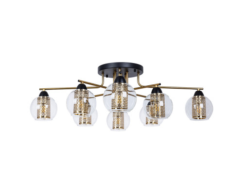 Основное фото Люстра потолочная Arte Lamp Manchester A7045PL-8BK: Купить в Интернет магазин освещения GCSVET.RU