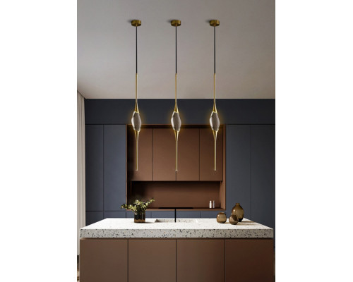 Дополнительное фото Светильник подвесной DeLight Collection Pezzo OM82112-1b gold: Купить в Интернет магазин освещения GCSVET.RU