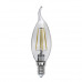 Основное фото Филаментная лампа светодиодная Uniel E14 5W 3000K прозрачная LED-CW35-5W/WW/E14/CL/MB GLM10TR: Купить в Интернет магазин освещения GCSVET.RU