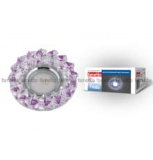 Светильник встраиваемый Fametto Peonia DLS-P117 GU5.3 CHROME/PURPLE