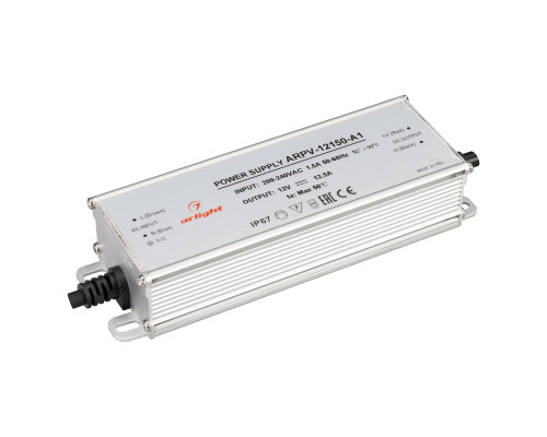 Основное фото Сетевой адаптер Arlight ARPV-12150-A1 (12V, 12.5A, 150W) 034206: Купить в Интернет магазин освещения GCSVET.RU