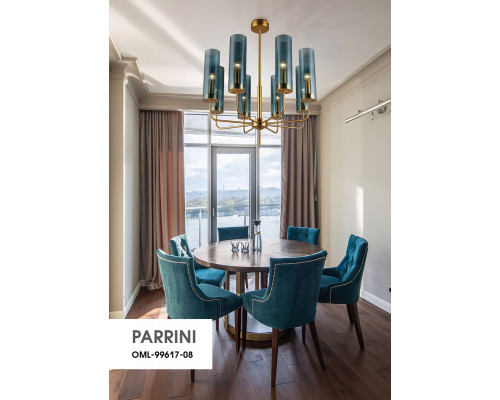Дополнительное фото Люстра потолочная Omnilux Parrini OML-99617-08: Купить в Интернет магазин освещения GCSVET.RU