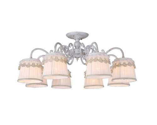 Основное фото Люстра потолочная Arte Lamp Merletto A5709PL-8WG: Купить в Интернет магазин освещения GCSVET.RU