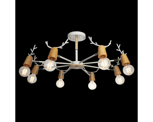 Дополнительное фото Люстра потолочная Loft IT Sven 10024/8 White: Купить в Интернет магазин освещения GCSVET.RU