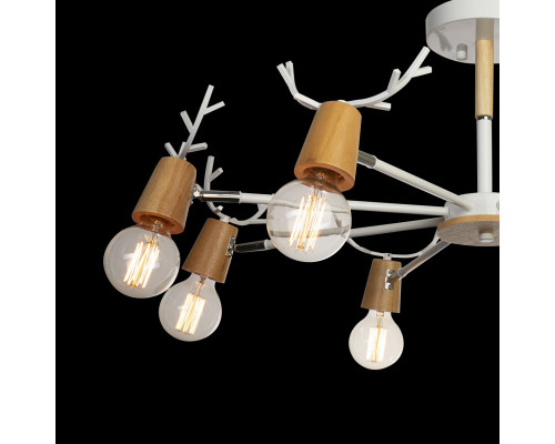 Дополнительное фото Люстра потолочная Loft IT Sven 10024/8 White: Купить в Интернет магазин освещения GCSVET.RU