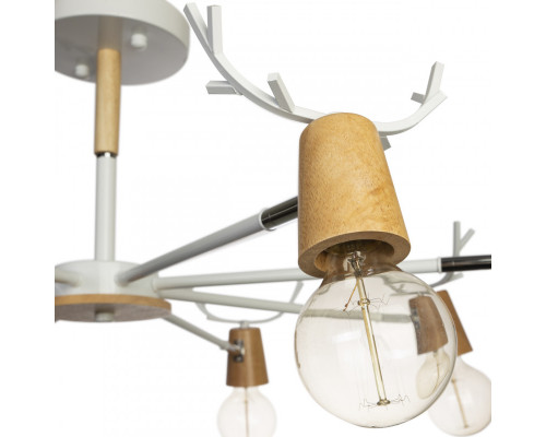 Дополнительное фото Люстра потолочная Loft IT Sven 10024/8 White: Купить в Интернет магазин освещения GCSVET.RU