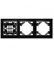 Рамка 3-местная горизонтальная Stekker PFR00-9003-03 39484