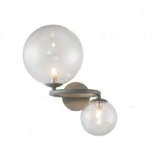 Светильник настенный Delight Collection Wendt KG1202W-2 grey/clear