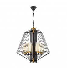 Люстра подвесная Lumina Deco Canti LDP 1244-5 BK+MD
