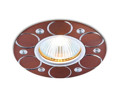 Основное фото Светильник встраиваемый Ambrella Light Alum A808 AL/BR: Купить в Интернет магазин освещения GCSVET.RU