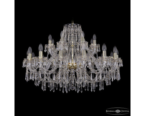 Основное фото Люстра подвесная Bohemia Ivele Crystal 1403/16+8/360 G: Купить в Интернет магазин освещения GCSVET.RU