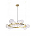 Дополнительное фото Люстра подвесная Crystal Lux Agata SP15 V2 Gold/Transparente: Купить в Интернет магазин освещения GCSVET.RU