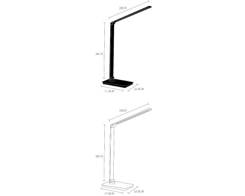 Дополнительное фото Лампа настольная Arte Lamp Edward A5126LT-1WH: Купить в Интернет магазин освещения GCSVET.RU