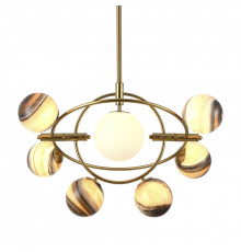 Люстра потолочная Delight Collection Planet KG1122P-7B brass