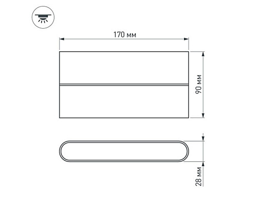Дополнительное фото Светильник настенный LED Arlight SP-Wall-170WH-Flat-12W Warm White 020802: Купить в Интернет магазин освещения GCSVET.RU