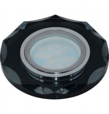 Светильник встраиваемый Fametto Peonia DLS-P105 GU5.3 CHROME/BLACK 09992