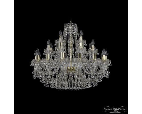 Основное фото Люстра подвесная Bohemia Ivele Crystal 1409/16+8+4/300 G: Купить в Интернет магазин освещения GCSVET.RU