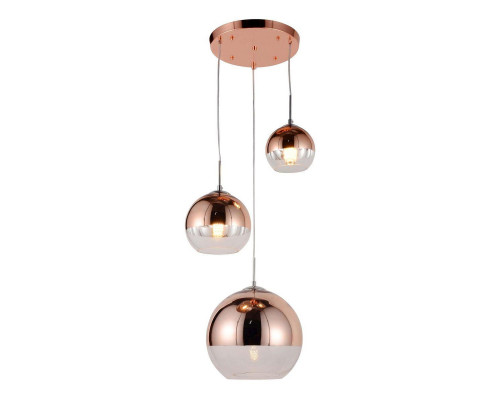 Основное фото Подвесная люстра Lumina Deco Veroni LDP 1029-3 R.GD: Купить в Интернет магазин освещения GCSVET.RU
