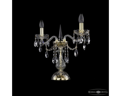 Основное фото Лампа настольная Bohemia Ivele Crystal 1415L/2/141-39 G: Купить в Интернет магазин освещения GCSVET.RU