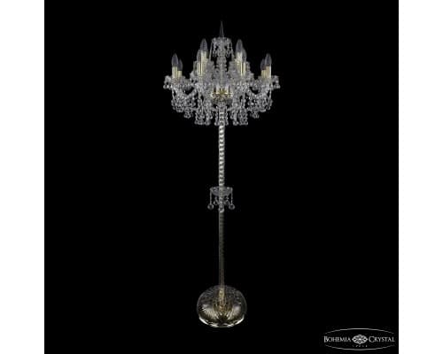 Основное фото Напольный светильник Bohemia Ivele Crystal 1409T2/8+4/195-165 G: Купить в Интернет магазин освещения GCSVET.RU
