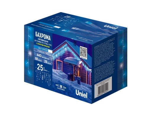 Дополнительное фото Уличная гирлянда Uniel ULD-B25006-440/TTK BLUE-WHITE IP44 UL-00010939: Купить в Интернет магазин освещения GCSVET.RU