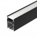 Дополнительное фото Алюминиевый профиль Arlight LINE-5075-HONEYCOMB-2000 BLACK 044874: Купить в Интернет магазин освещения GCSVET.RU