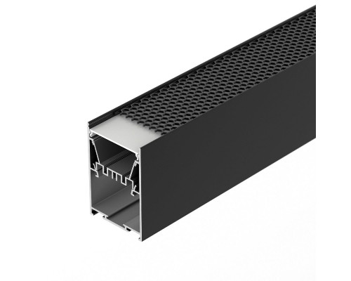 Основное фото Алюминиевый профиль Arlight LINE-5075-HONEYCOMB-2000 BLACK 044874: Купить в Интернет магазин освещения GCSVET.RU