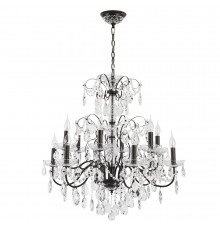 Люстра подвесная Crystal Lux ODELIS SP12 BROWN