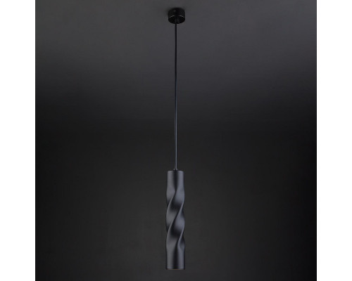 Дополнительное фото Светильник подвесной LED Eurosvet Scroll 50136/1 LED черный: Купить в Интернет магазин освещения GCSVET.RU