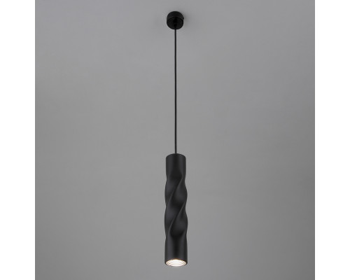 Дополнительное фото Светильник подвесной LED Eurosvet Scroll 50136/1 LED черный: Купить в Интернет магазин освещения GCSVET.RU
