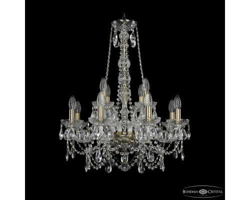 Основное фото Люстра подвесная Bohemia Ivele Crystal 1411/8+4/195/h-70 Pa: Купить в Интернет магазин освещения GCSVET.RU