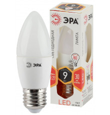 Светодиодная лампочка Эра LED B35-9W-827-E27 Б0027971