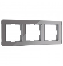 Рамка на 3 поста Werkel Acrylic графит 4690389184895 W0032704