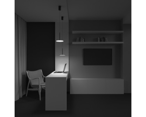 Дополнительное фото Светильник подвесной Maytoni Plato P076PL-L12W4K-B: Купить в Интернет магазин освещения GCSVET.RU