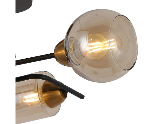 Дополнительное фото Люстра потолочная Illumico IL8243-4COU-79 BK BR: Купить в Интернет магазин освещения GCSVET.RU