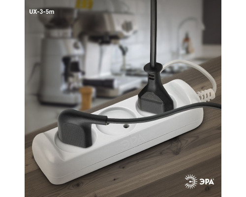 Дополнительное фото Удлинитель электрический Эра UX-3-5m Б0035749: Купить в Интернет магазин освещения GCSVET.RU