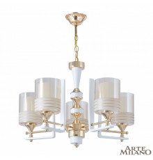 Люстра подвесная Arte Milano Florentia-6087 306087/5 Wh/Gd