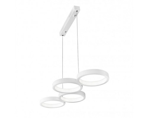 Дополнительное фото Светильник подвесной LED iLedex Ring Star 9004-4-D WH: Купить в Интернет магазин освещения GCSVET.RU