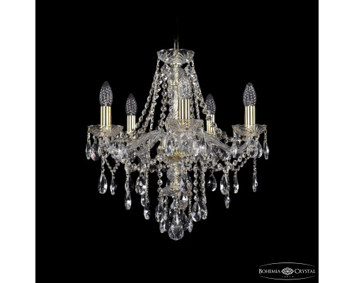 Основное фото Люстра подвесная Bohemia Ivele Crystal 1415/5/165 G: Купить в Интернет магазин освещения GCSVET.RU