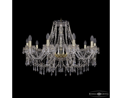 Основное фото Люстра подвесная Bohemia Ivele Crystal 1403/10/300 G: Купить в Интернет магазин освещения GCSVET.RU