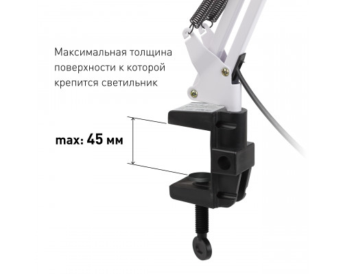 Дополнительное фото Лампа настольная ЭРА N-121-E27-40W-W C0041455: Купить в Интернет магазин освещения GCSVET.RU