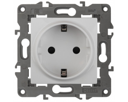 Основное фото Розетка ЭРА Elegance 2P E Schuko со шторками 16A 250V 14-2102-01 Б0034272: Купить в Интернет магазин освещения GCSVET.RU