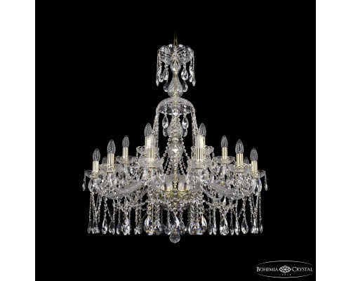Основное фото Люстра подвесная Bohemia Ivele Crystal 1413/12+6/300/XL-95 G: Купить в Интернет магазин освещения GCSVET.RU