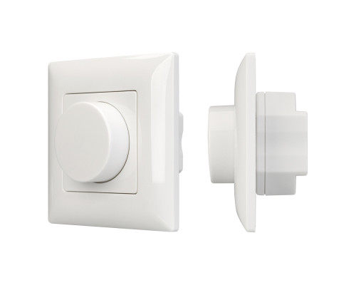 Основное фото Панель Arlight Smart-P14-Dim-IN White (230V, 3A, 0-10V, Rotary, 2.4G) 025037: Купить в Интернет магазин освещения GCSVET.RU