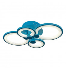 Люстра потолочная LED iLedex Ring A001/4 Blue