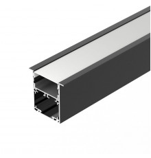 Алюминиевый профиль Arlight SL-LINIA52-3L-F-2000 ANOD BLACK 044685