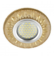 Светильник встраиваемый Fametto Luciole DLS-L141 Gu5.3 Glassy/Gold