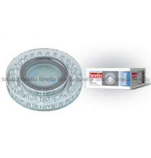 Светильник встраиваемый Fametto Peonia DLS-P102 GU5.3 CHROME/CLEAR