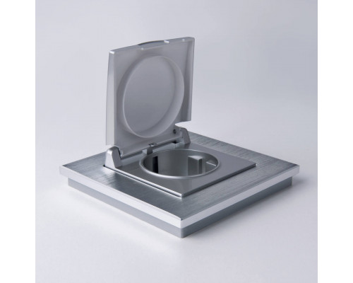 Дополнительное фото Рамка на 1 пост Werkel Aluminium алюминий W0011706 4690389157974: Купить в Интернет магазин освещения GCSVET.RU