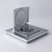 Дополнительное фото Рамка на 1 пост Werkel Aluminium алюминий W0011706 4690389157974: Купить в Интернет магазин освещения GCSVET.RU